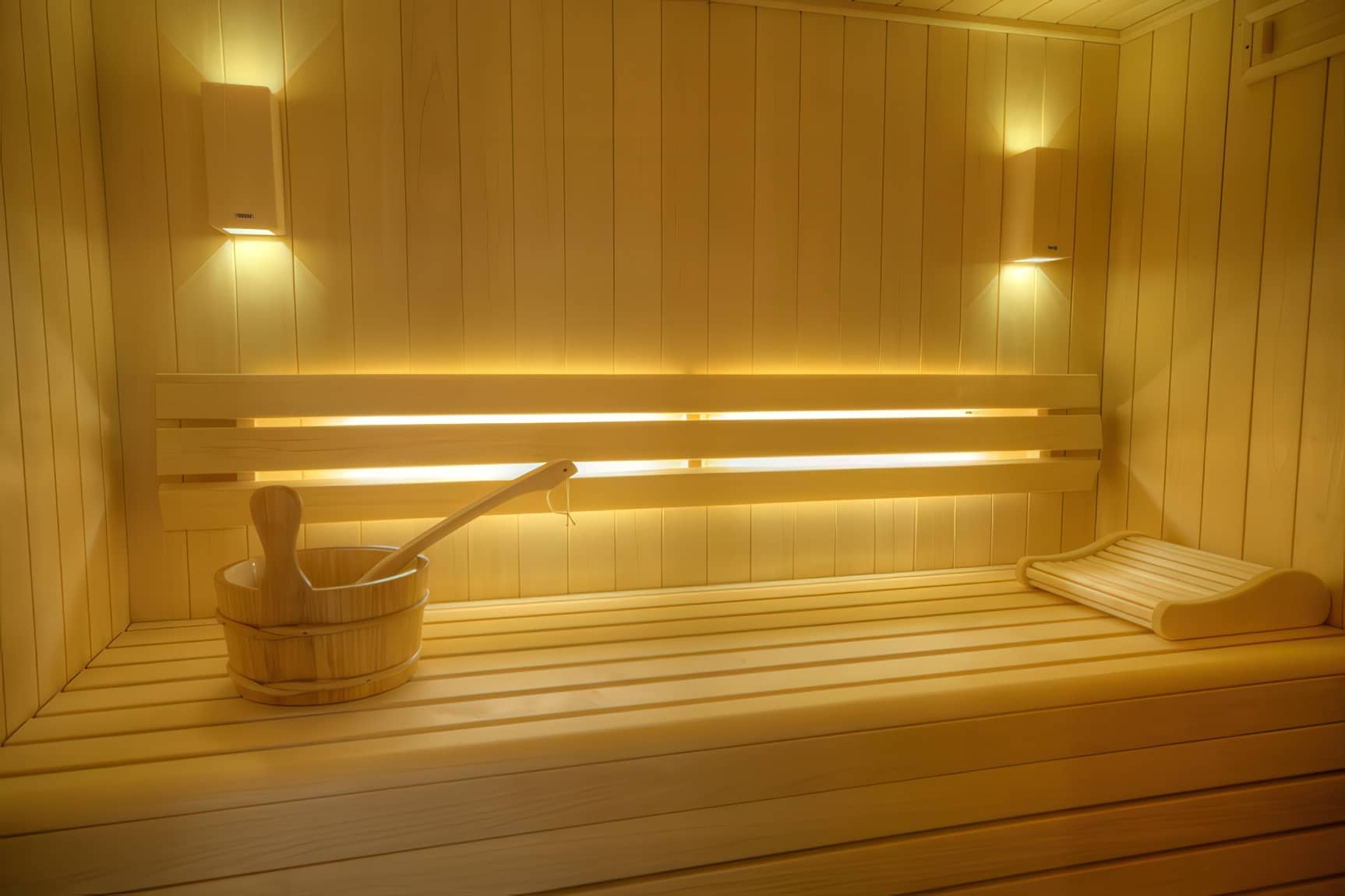 Chalet with Sauna interior